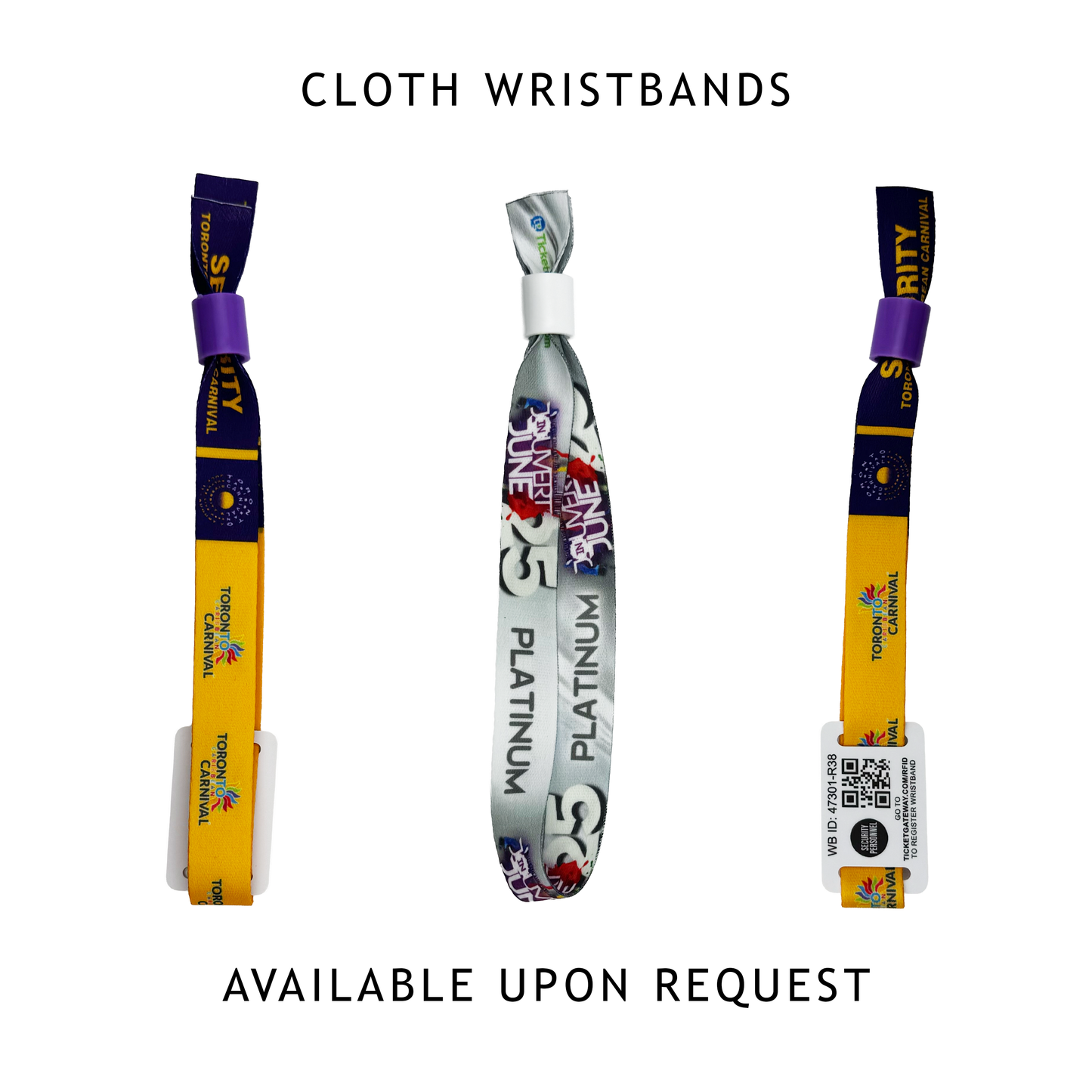 Custom Paper Wristbands