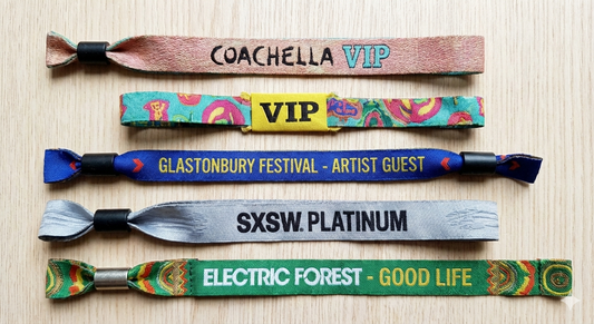 VIP Cloth Wristbands